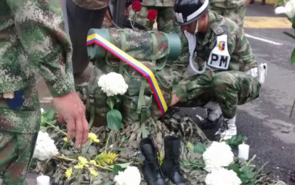 Soldados en Cali despidieron compañeros asesinados por las FARC