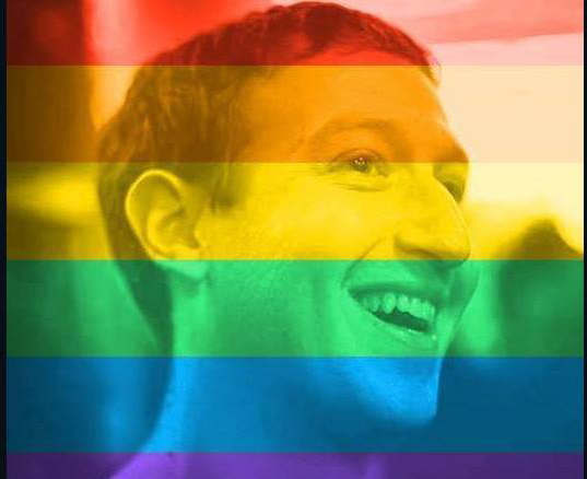 Facebook se llenó de arcoíris