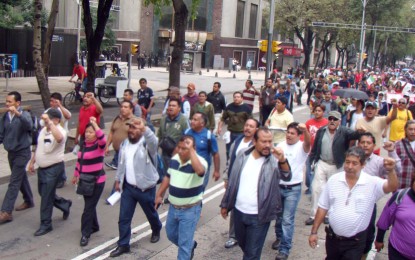 Marcha de comerciantes, en rechazo al proyecto de ley 094 de 2013