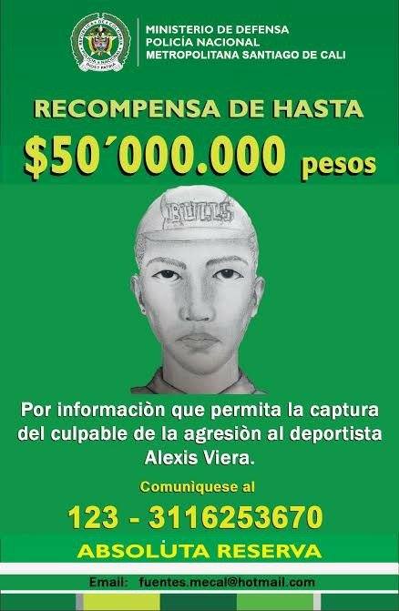 Retrato hablado del presunto agresor al ex arquero del América, Alexis Viera.