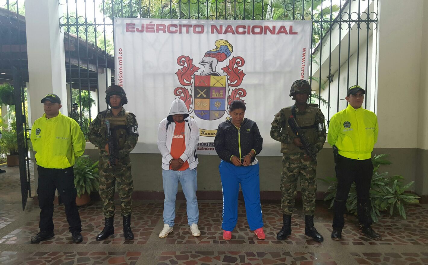 Dos miembros de las FARC capturados en Cali