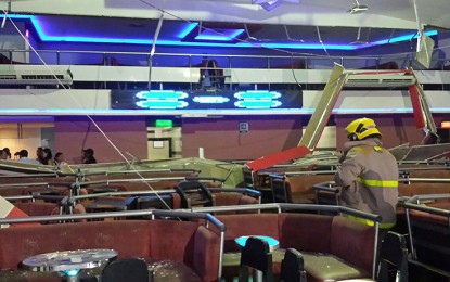 Así quedaron las instalaciones de la discoteca SPACE en Menga tras desplome del techo