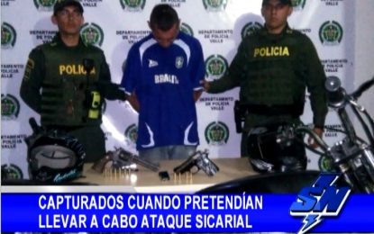 Dos capturados en la Unión-Valle por que presuntamente cometerían acto criminal