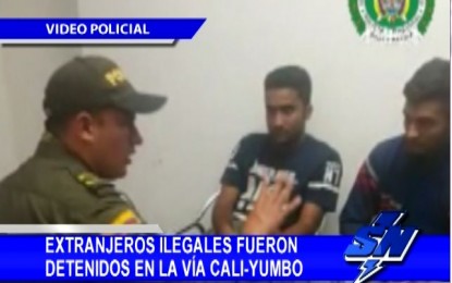 6 Extranjeros ilegales fueron capturados en vías del Valle