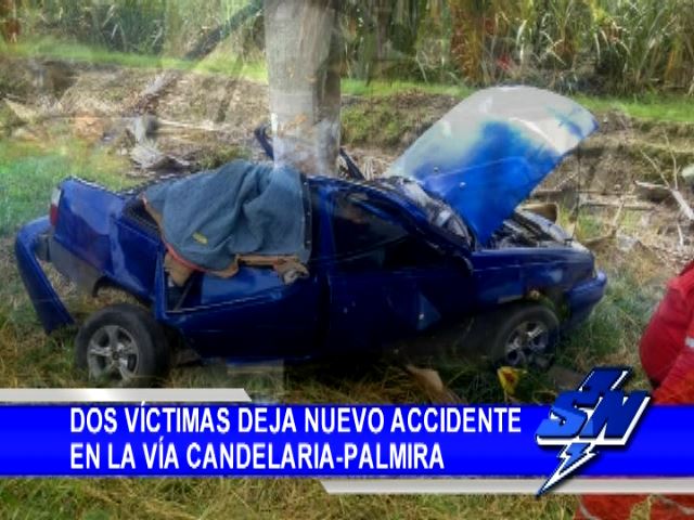 Accidente en la vía Candelaria-Palmira dejó dos víctimas mortales