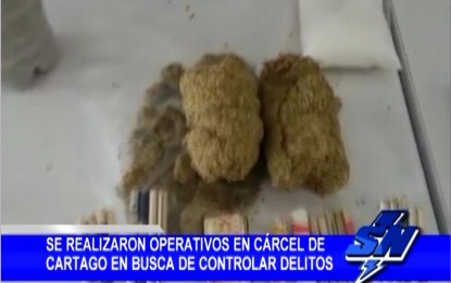 Varias incautaciones en operativos de control a la cárcel de Cartago