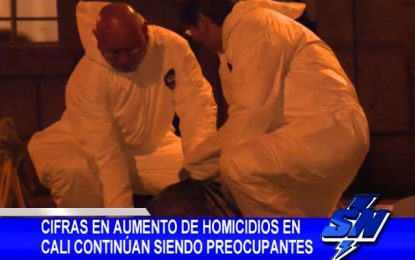 Preocupantes las cifras en aumento de homicidios en Cali