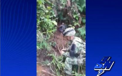 Dos artefactos explosivos fueron destruidos en zona rural de Palmira