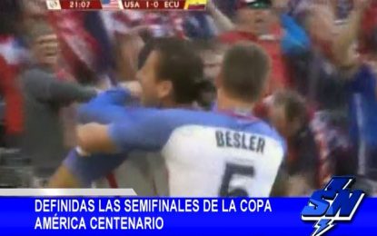 Definidas las semifinales de la Copa América Centenario