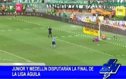Junior y Medellín disputarán la final de la Liga Águila