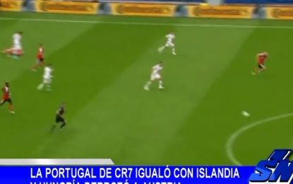 Portugal de CR7 igualó con Islandia y Hungría derrotó a Austria