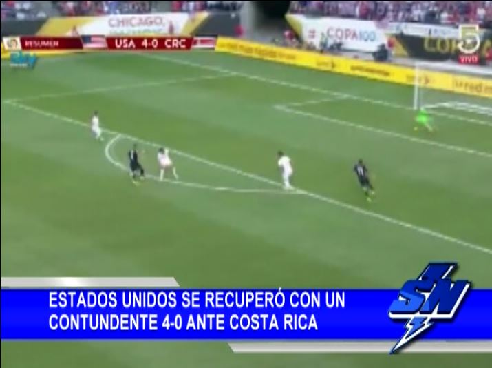 USA se recuperó con un contundente 4-0 ante Costa Rica