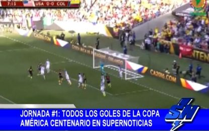 Resumen jornada #1 de la  Copa América Centenario