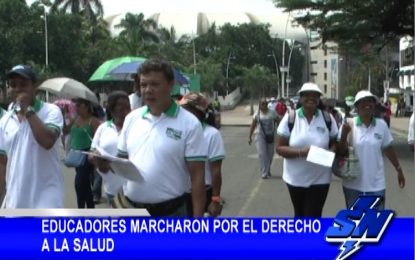 Educadores marcharon por Cali exigiendo garantías
