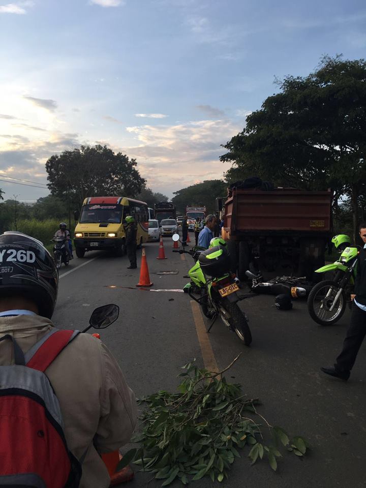 Un motociclista murió en un accidente de tránsito