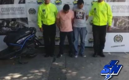 Capturados dos presuntos ladrones en Cartago