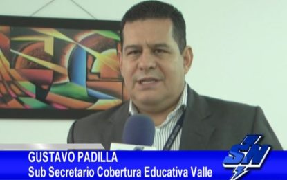 Proyecto de educación en el Valle beneficiara a 9 mil adultos