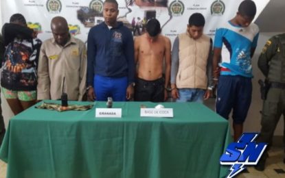 7 personas pretendían atacar a las autoridades con una granada