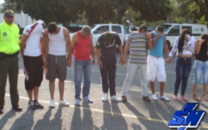 10 capturados y 3 bandas desarticuladas en ofensiva contra el hurto