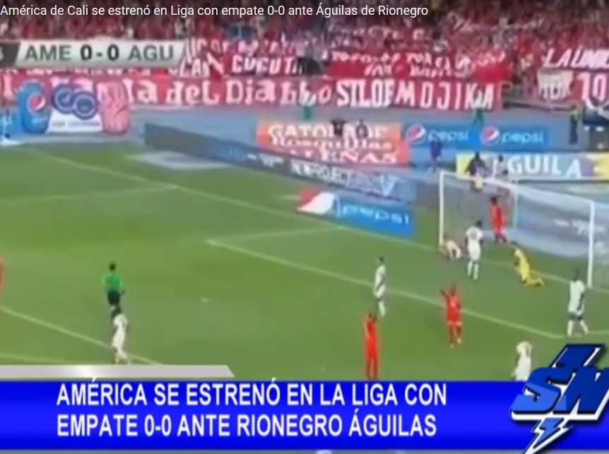 América de Cali se estrenó en Liga con empate ante Águilas de Rionegro