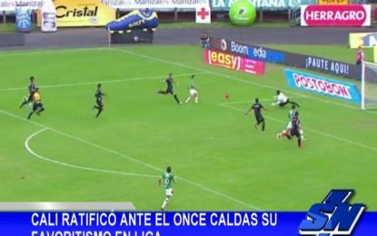Deportivo Cali ganó 2-0 ante Once Caldas en Liga Águila
