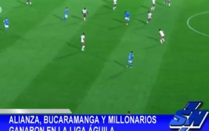 Alianza, Bucaramanga y Millonarios ganaron en Liga Aguila