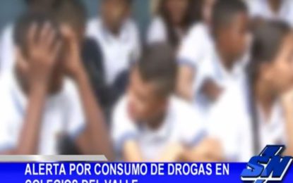 Alerta por consumo de drogas en colegios del Valle del Cauca