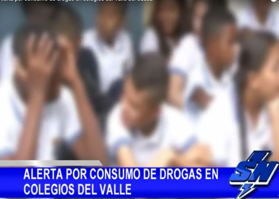 Alerta por consumo de drogas en colegios del Valle del Cauca