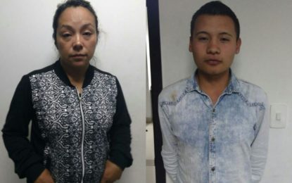 Madre e hijo capturados por fingir secuestro para extorsionar al padre