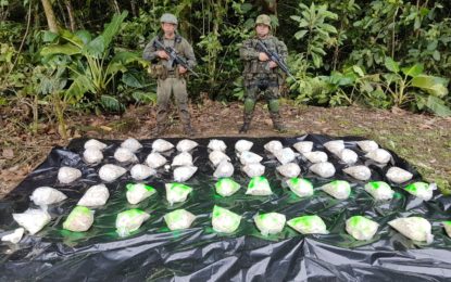 Cerca de una tonelada de cocaína incautada en Mosquera- Nariño