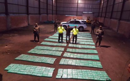 Incautan más de una tonelada de cocaína en Buenaventura