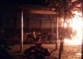 Presuntos miembros del ELN queman varios vehículos en vías del Valle