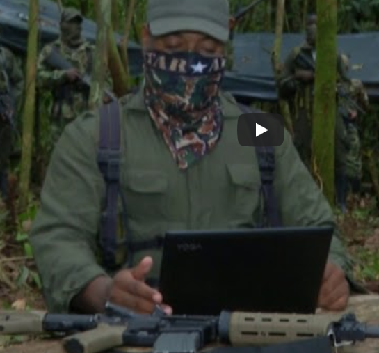 En video se dio a conocer nuevo frente de las Farc con injerencia en el Pacífico Colombiano