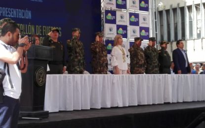 Autoridades activan segundo batallón de fuerzas especiales urbanas del país
