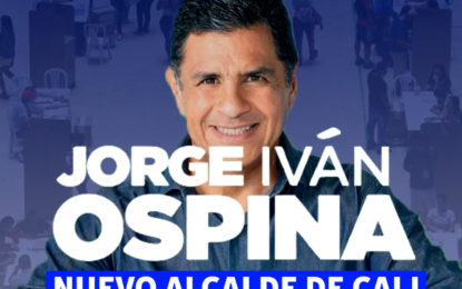 Jorge Iván Ospina es el nuevo alcalde de Santiago de Cali