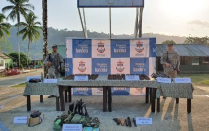 Desmantelado deposito ilegal del clan del golfo en el Chocó