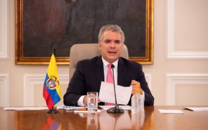 Presidente Duque anuncia los principios que van a regir el aislamiento en Colombia desde el 1° de junio
