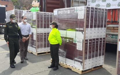Cerca de 900 televisores fueron hurtados de un puerto en Buenaventura