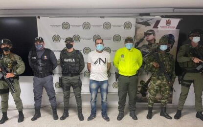 Capturan a alias Jaime o Víctor, miembro del grupo armado “Adán izquierdo”