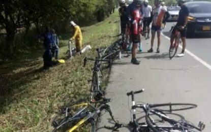 Conductor ebrio que atropelló 5 ciclistas en el Valle fue dejado en libertad