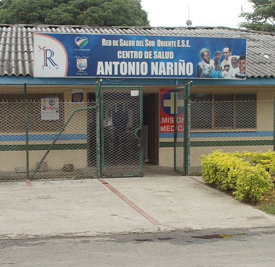 Cerrado centro de salud Antonio Nariño