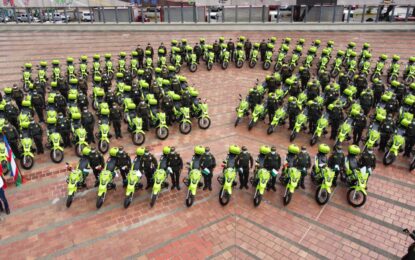 La Alcaldía de Cali entregó 128 motocicletas a la Policía
