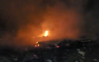 Incendio destruyó cinco viviendas en la zona rural de Palmira