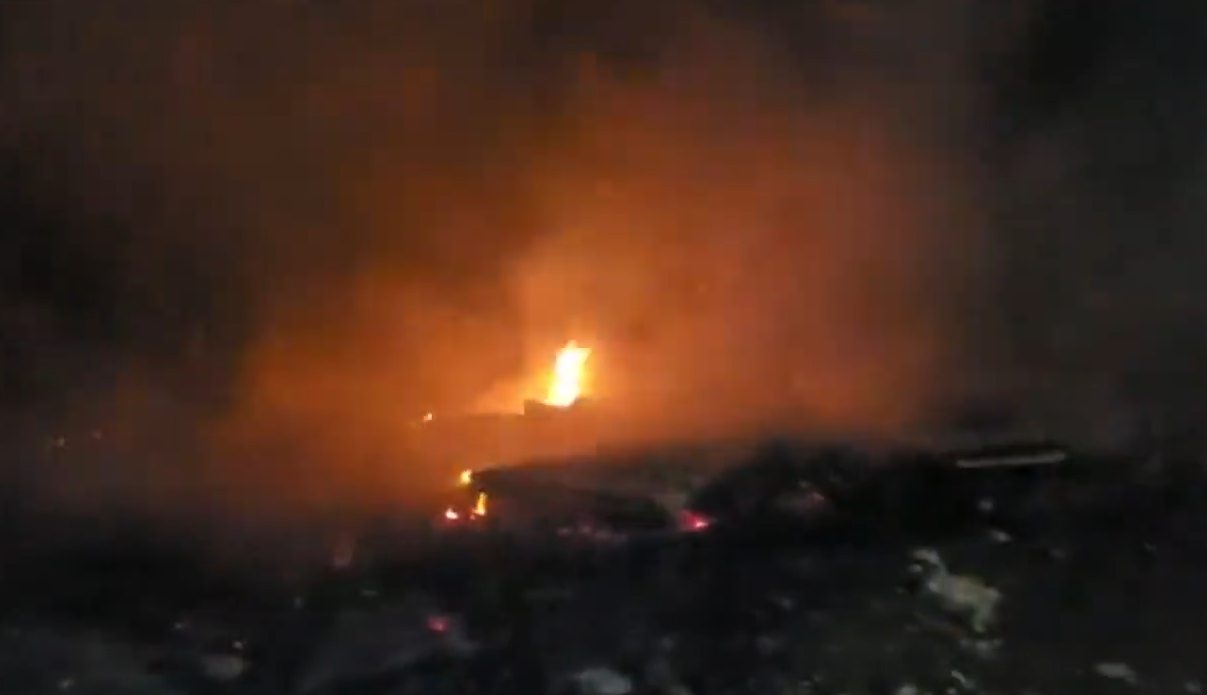 Incendio destruyó cinco viviendas en la zona rural de Palmira