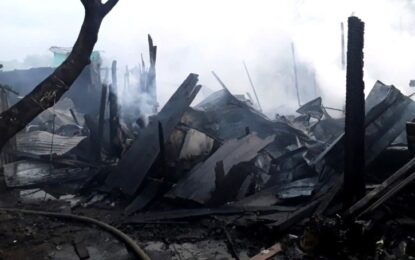 Incendio dejó 7 familias en Cali sin hogar