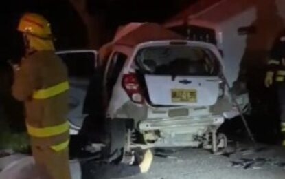 Grave accidente deja cinco personas muertas en Toro, Valle