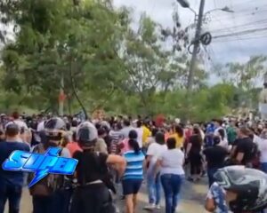 Comunidad de Ciudad del Campo protestó para pedir mejoramiento de vías de acceso