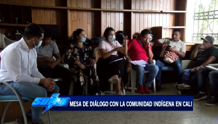 Secretaría de Cultura estuvo en mesa de diálogo con la comunidad indígena en Cali
