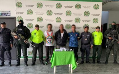 Capturadas tres personas del «GAO-r Jaime Martínez» en Calima El Darién
