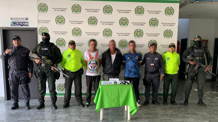 Capturadas tres personas del «GAO-r Jaime Martínez» en Calima El Darién